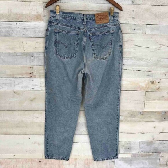 Vintage Levi's 550 Red Tab Tapered Leg Jeans Small - Picture 3 of 7